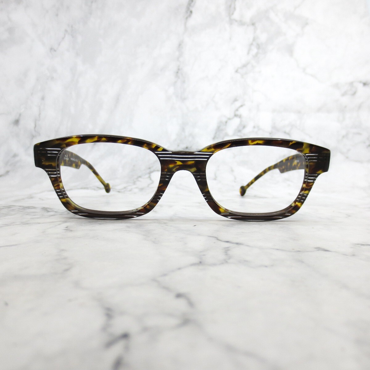 LA Eyeworks Boaz 165 Eyeglasses Tortoise Square Full Rim