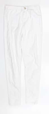 Girl Vivi Damen Skinny Jeans weiß Baumwollmischung Größe M W30 L29