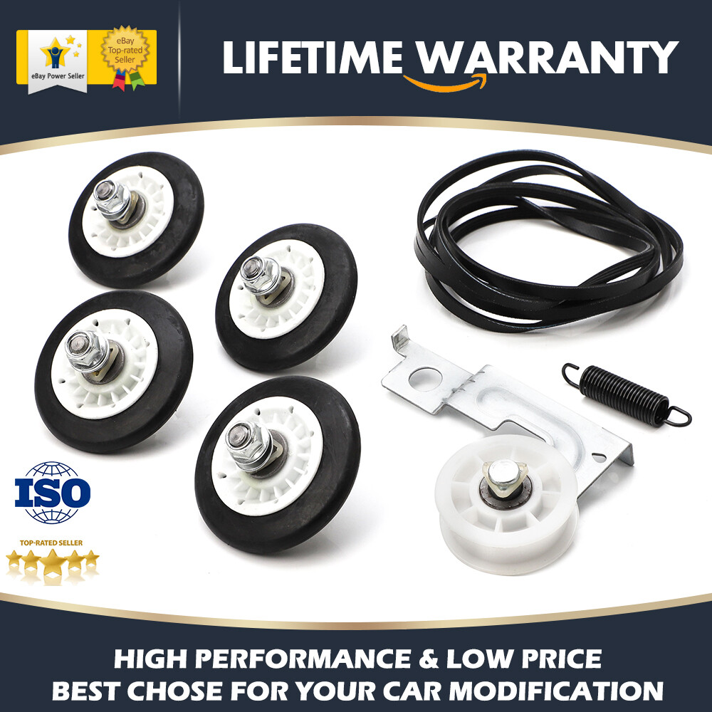 For LG Kenmore Dryer Maintenace Repair Kit Rrum Roller+Belt+Idler