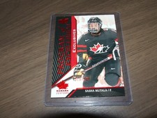 2019  Team Canada Juniors Program of Excellence exclusive # 107 sasha mutala
