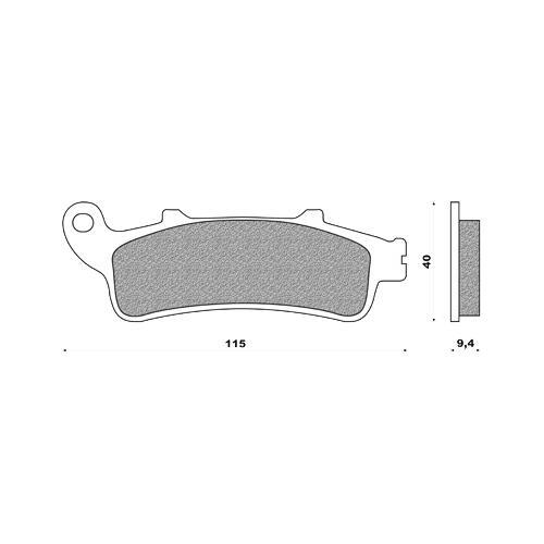 Plaquettes de frein Honda Pantheon 125 silencieuses pour stopper les sifflements au freinage