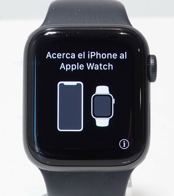Apple Watch Series 5 40mm Space Gray Aluminium Case with Black Sport Band - S/M & M/L (GPS 