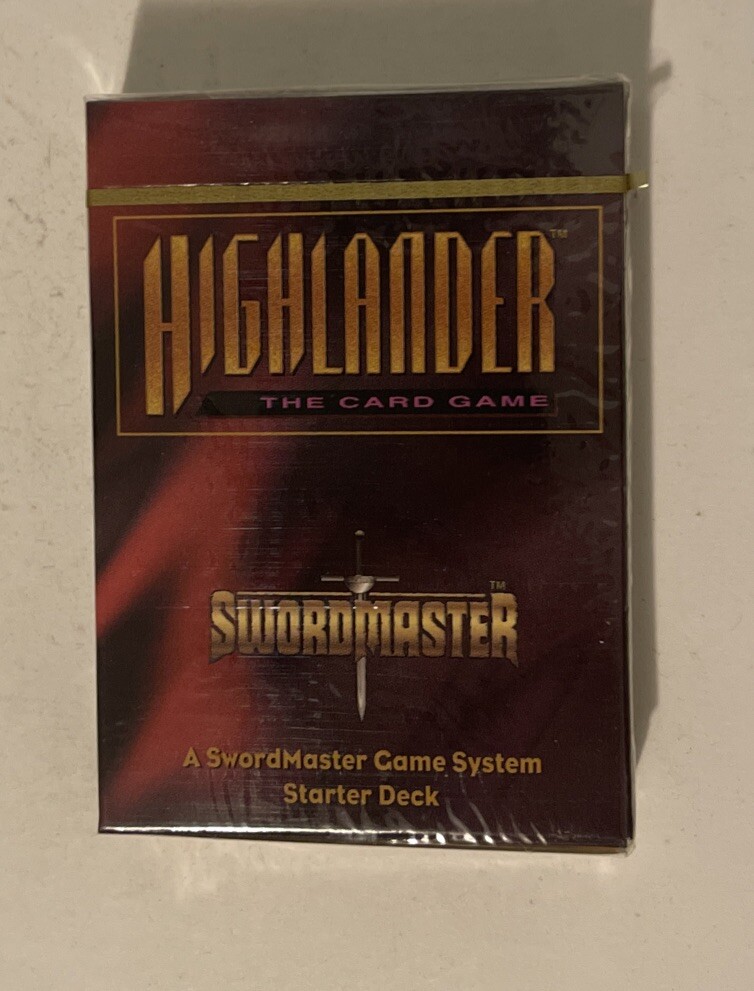 Highlander Card Game Swordmaster Limited Edition Starter Deck | New Sealed | eBay Highlander Card Game Swordmaster Limited Edition Starter Deck | New Sealed | eBay