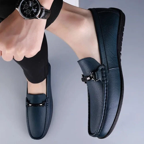 Mens Business Men Slip-on Shoes All-Match Shoes Loafers Handmade Driving Flats - Picture 23 of 32