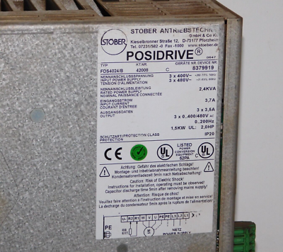 Stober FDS4024/B Posidrive FDS 4000 Frequency Converter Module | eBay