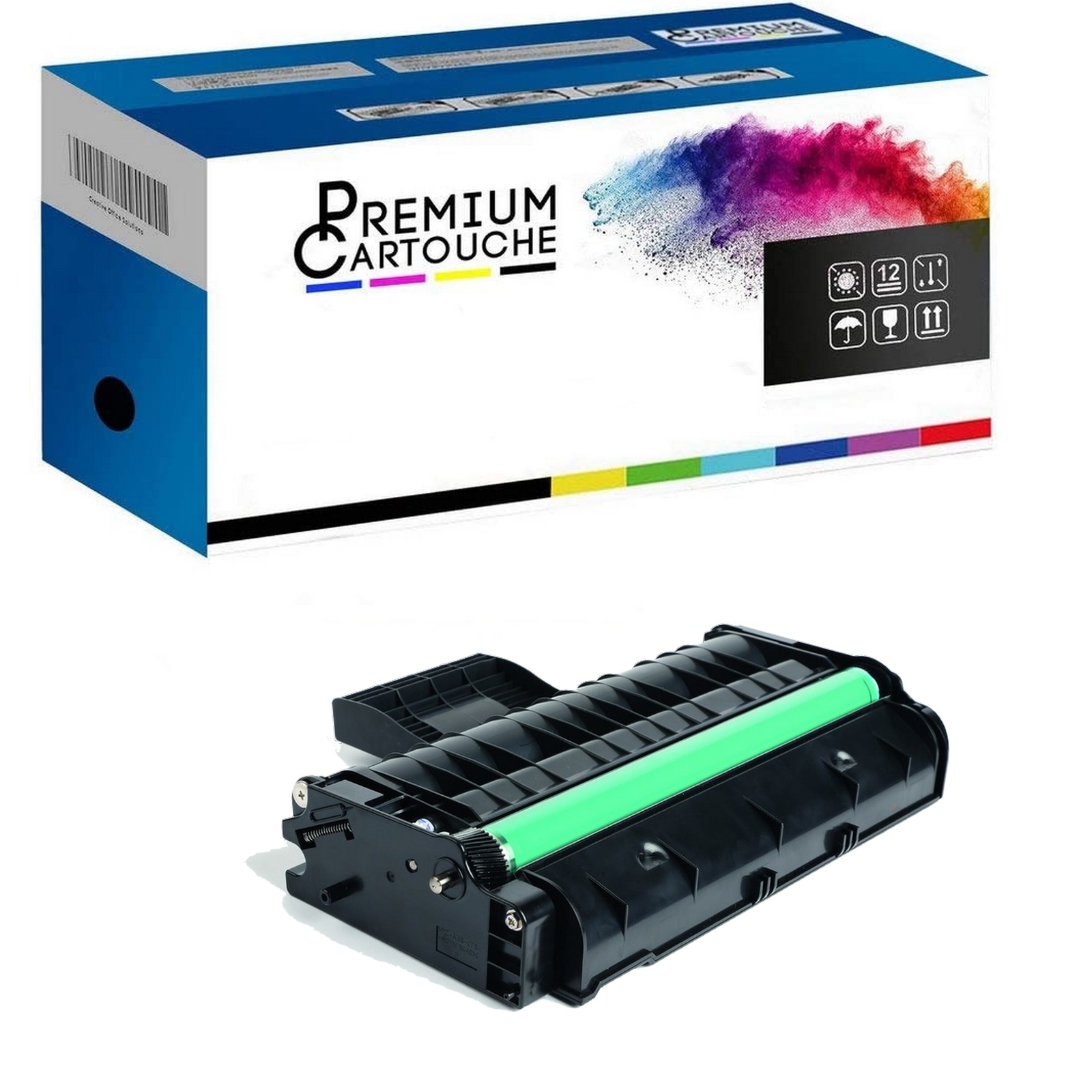 Cartouche Toner SP277HE Noir Haute Capacité pour des Impressions Textes Nettes