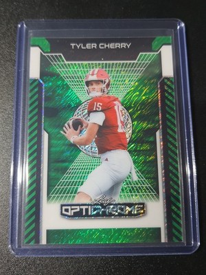 Tyler Cherry - Leaf Optichrome 2025 - Indiana - Green Shimmer - 1/1 - Scratches 