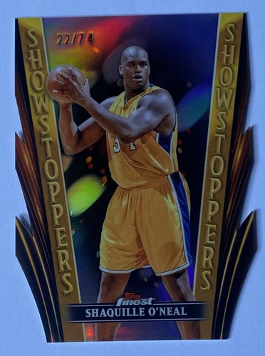 2024 Topps Finest Basketball Die-Cut Refractor Shaquille O'Neal #S-8