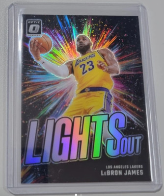 LeBron James 2024-25 Panini Donruss Optic Red Prizm Lights Out #9