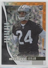 2019 Panini Absolute Rookie Orange Mosaic 71/75 Johnathan Abram #182 3c7