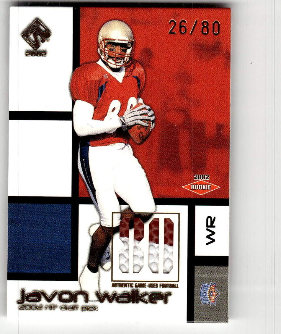 2002 Pacific Private Stock Reserve Javon Walker #/80 #147