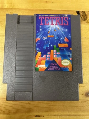 1985 Original Nintendo NES Game Tetris Cartridge Only