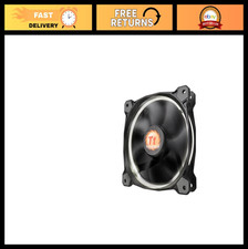 120mm Red LED Ultra Quiet High Airflow PC Case Fan - White Cooling Solution