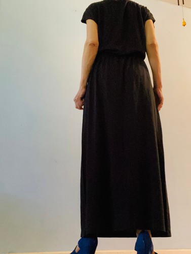 Maxi abito GAP 100% morbido cotone premium, con coulisse - Foto 6 di 11