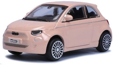 Burago Maßstab 1:43 Fiat 500e La Prima 2021 pink
