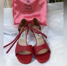 Red Leather comme il Faut Tango Shoes