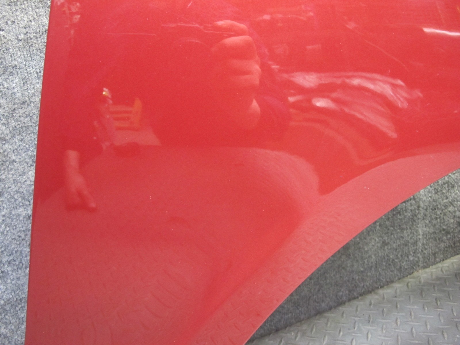 2006-2012 BENTLEY FLYING SPUR FRONT RIGHT SIDE FENDER SHELL COVER PANEL RED