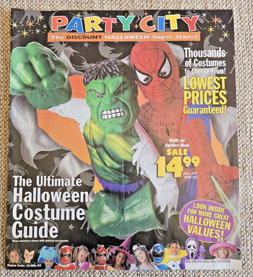 Rare 2003 Party City Halloween Catalog The Ultimate Halloween Costume Guide 23pg