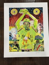 Dock Ellis & The LSD No-N0 by James Blagden Rare Printer Proof Dock Ellis & The LSD No-N0 by James Blagden Rare Printer Proof