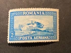 Romania 1928 Airmail Biplane Spad 33 2 Lei Unused