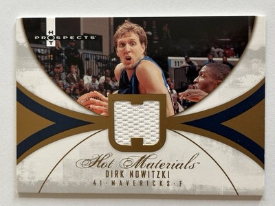 Dirk Nowitzki Hot Materials Game Used Jersey 2007-08 NBA Hot Prospects Mavericks