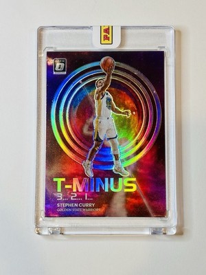 Stephen Curry Encased Display Card Warriors Premium Basketball Encased Display
