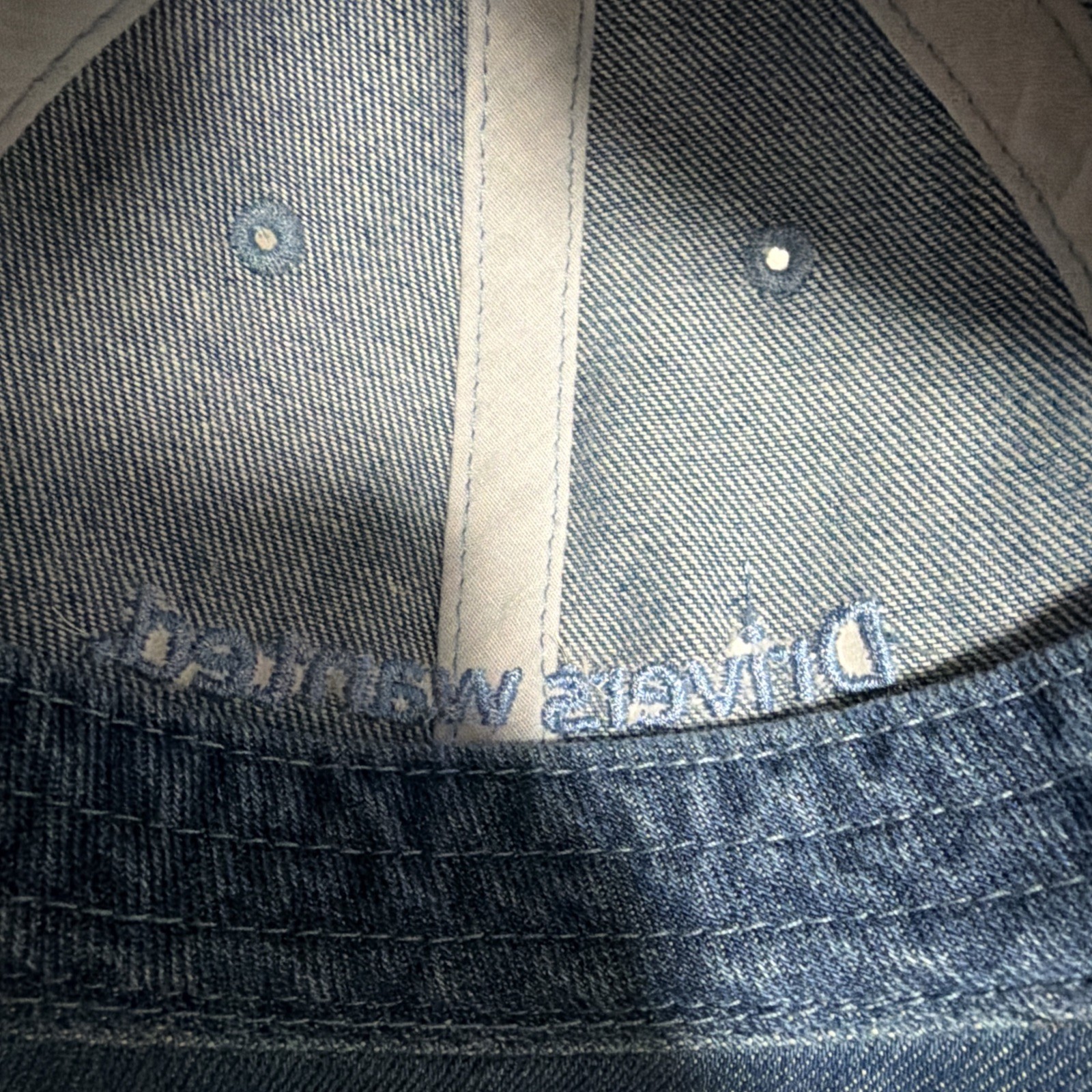 Volkswagen Drivers Wanted Retro Denim Blue Dad Hat Pre Washed New Embroidered
