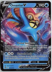 Omastar V 035/195 Sword & Shield - Silver Tempest Holo Ultra Rare