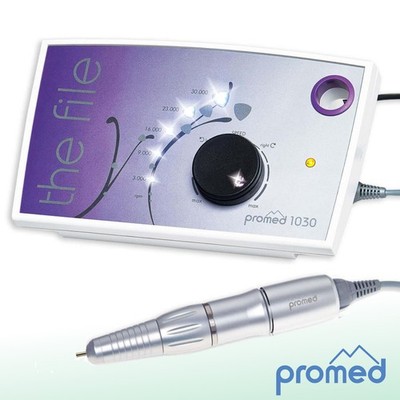 Elektrische Feile PROMED The File 1030 mit Edelstahl-Handstück HP-MR 10