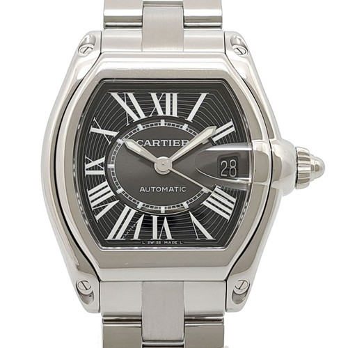 CARTIER W62041V3 Roadster LM Overhauled Automatic Stainless st...