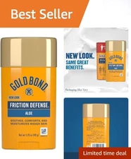 Moisturizing Friction Defense Stick - 1.75 oz Aloe Formula for Daily Use