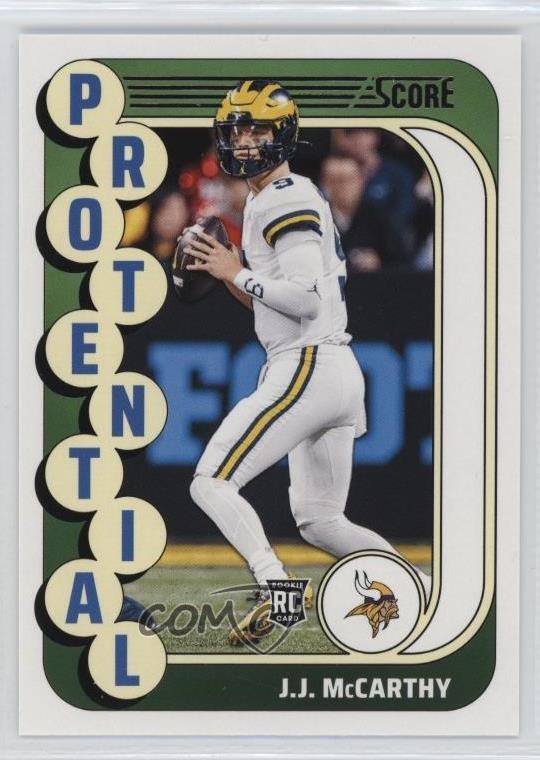 2024 Score Protential JJ McCarthy #10 1i3m