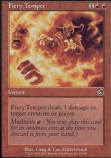Fiery Temper - Light Play MTG Torment