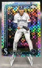 2025 Topps Chrome Update Andres Munoz #USC108 X-Fractor Mariners