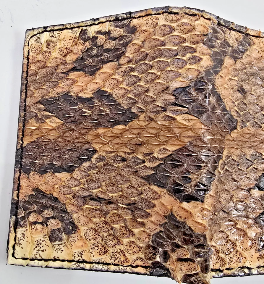 Cranbreak Rattlesnake Wallet TRI-fold Original Slim Pocket NEW Authentic - Image 2 of 4