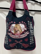 Vintage Disney s Hannah Montana Carry All Bag 10 x 9 1/2 Small Mark On Strap.