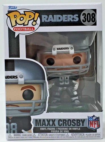 Funko Pop! NFL Football Las Vegas Raiders Maxx Crosby #308 W/Protector