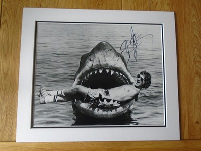 Steven Spielberg Jaws großes 14x11 original signiertes Autogramm - UACC / AFTAL.