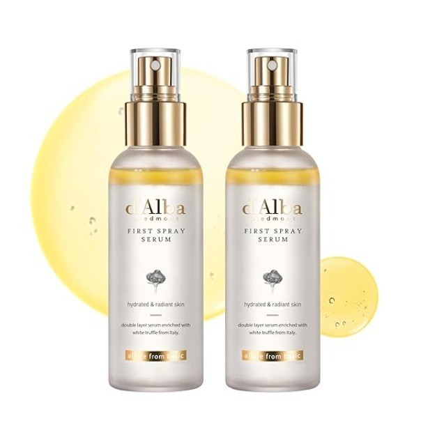 Paquete de 2 sueros en aerosol de trufa blanca italiana D'ALBA PIEMONT 100 ml 3,38 fl oz