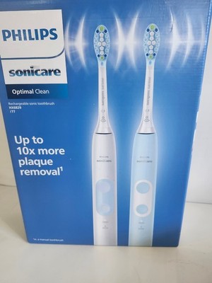 Philips Sonicare Optimal Clean Toothbrush 2 Pack Please Read