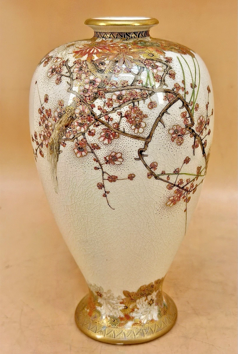 萨摩在日本古董花瓶| eBay