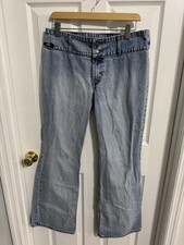 Todd Oldham Jeans Vintage Light Wash Y2K Junior Size 11 Flare