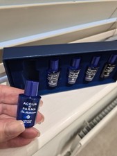 ACQUA DI PARMA BLU MEDITERRANEO MINIATURE GIFT SET  5x 5 ml EDT BNIB RRP £66