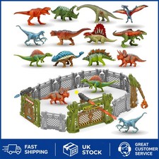 Creative Dinosaur Training Playset: 12 Figurines, Fences & Engagement Equipment
