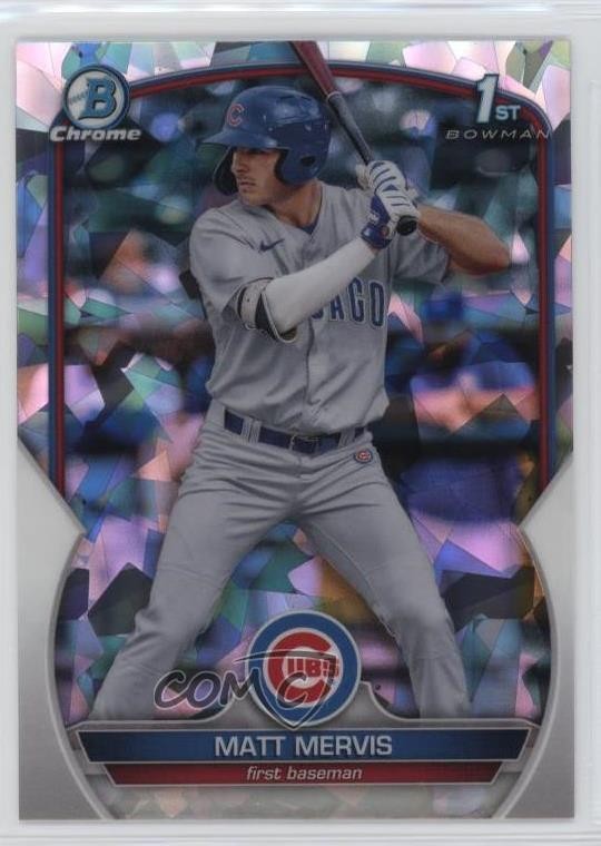 2023 Bowman Chrome Prospects Atomic Refractor Matt Mervis #BCP-74 15aq