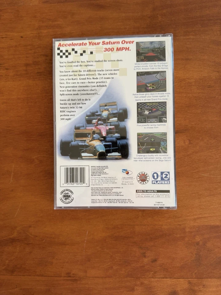 Virtua Racing (Sega Saturn) Excellent CIB Complete & Tested Ships Fast Free Ship - Image 4 of 4