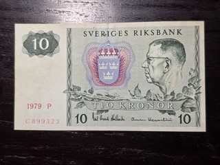Sweden 10 Kronor 1979 P 52