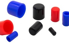 Silicone Blanking Plugs (End Cap, Pipe Finisher) 4mm - 25mm ID Sizes, 3 Colours