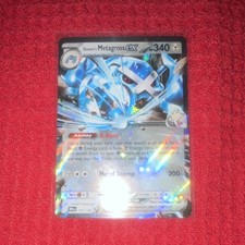Pokémon TCG Steven's Metagross ex Holo Card 340 HP Metal Stage 2 145/182
