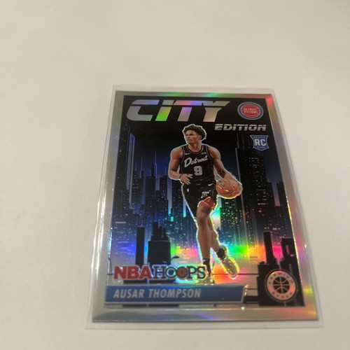 Ausar Thompson Detroit Pistons 2023-24 Panini Premium Stock Silver Prizm RC 11